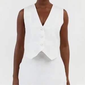 Dissh linen vest